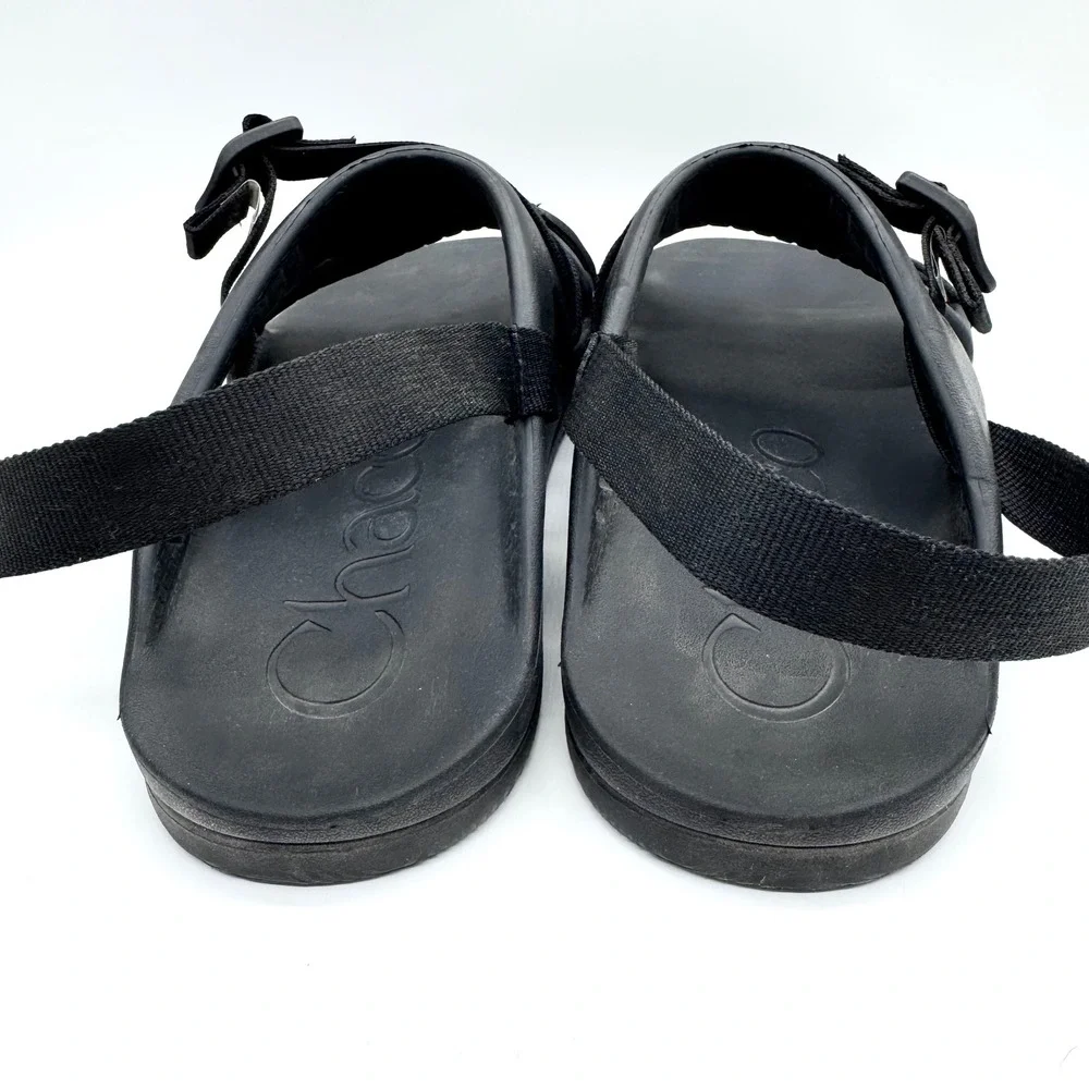 Chaco Chillos‎ Black Sport Slingback Strap Sandals Men's Size 11 Beach Water